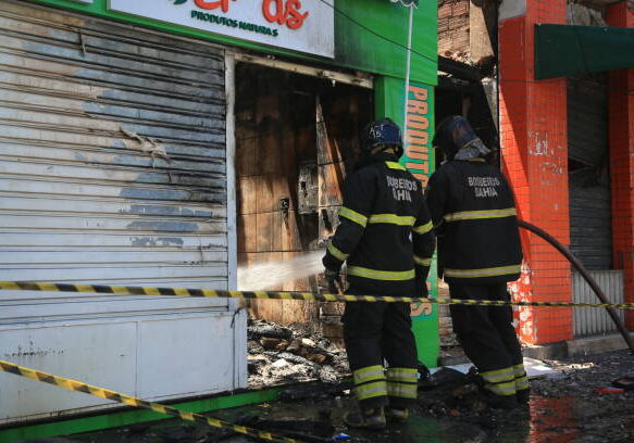 Business damage after fire